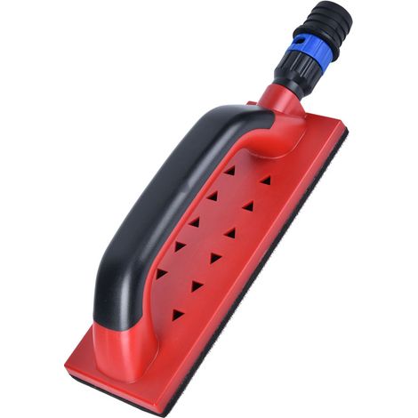 Bloc de ponçage carré en plastique sans poussière avec fermeture Velcro (1/5)
