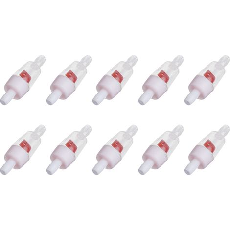 Clapet anti-retour pour tuyau d'oxygène, compatible avec les pompes à air pour aquarium (diamètre intérieur 4 mm).
