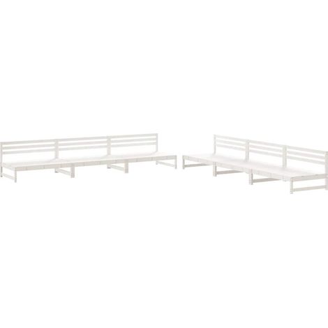 Maison Exclusive - Juego de muebles de jardín 6 piezas madera mac (1/5)