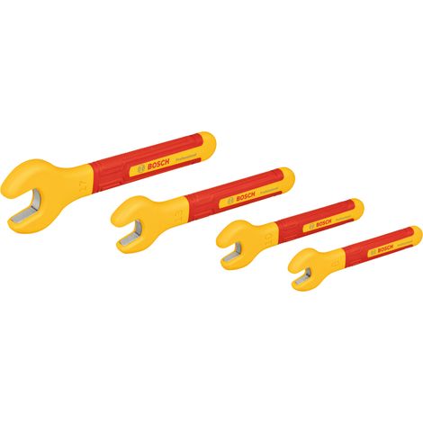BOSCH 1600A02NE8 Set de llaves fijas aisladas VDE (4 uds.)