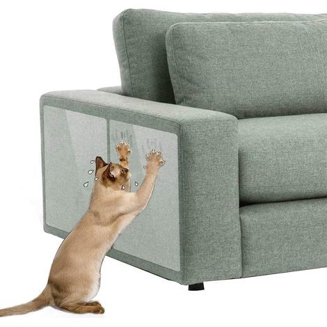 Packung mit 10 Möbelschutzschonern gegen Katzenkratzer, speziell für Sofas. (1/4)