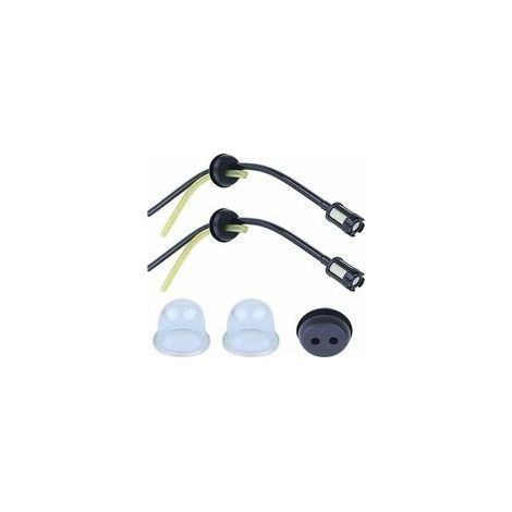 Kit 5 Durites Essence et Filtre Carburant pour Débroussailleuse, Tondeuse, Taille-Haie et Coupe-Bordure, Pièces de Rechange Universelles (1/4)