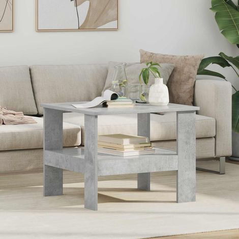 Couchtisch Beton Grau 57 x 55 x 45 cm Holzwerkstoff