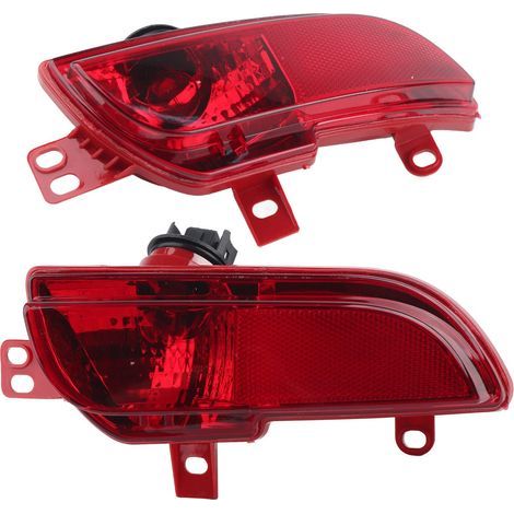 Conjunto de faro antiniebla trasero izquierdo 6350HA, repuesto para carcasa roja para Peugeot 206+ 2009-2012 (1/5)