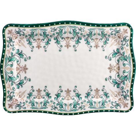 Vassoio da Portata Rettangolare in Melamina Kensy 30 x 21 x 1,5 cm (1/2)