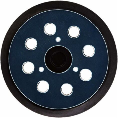 Plateau et patin de ponçage Lot de 2 patins abrasifs pour ponceuse orbitale 8 trous 125 mm Compatible avec Makita M9204 BO5030 BO5031 DBO180Z BO8041 DBO180RMJ BO5041 BO5010 BO50111 BO5012.