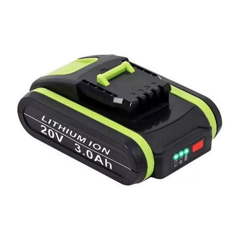 Batería de litio de repuesto para herramientas eléctricas Worx 20V 3AH (modelos WA3551, WG169 y WA3516, 3X372)