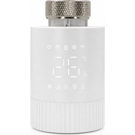 Vanne Thermostatique Intelligente Zigbee pour Radiateur TRV006 avec Contrôle par Application (1/5)