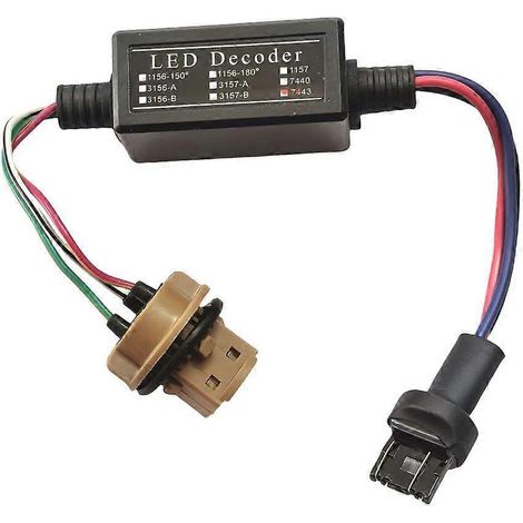 Améliorez vos phares avec Décodeurs LED polyvalents, éliminateurs de défauts pour systèmes d'éclairage véhicule. Idéal pour mise à niveau, compatible feux avant/arrière, résout erreurs clignotement.