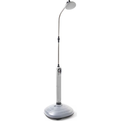 Douche de Jardin pour la Piscine, pour l'extérieur, idéale pour Les Vacances et Le Camping, mélangeur pour l'eau Chaude et Froide, avec Une Grande douchette, Couleur Gris (1/5)