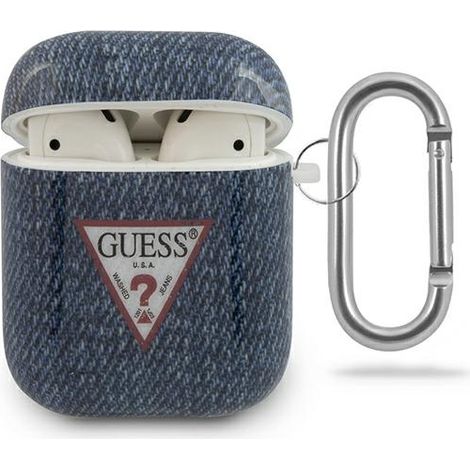 Guess GUACA2TPUJULDB AirPods 1/2 funda azul marino/azul oscuro Colección Jeans (1/2)