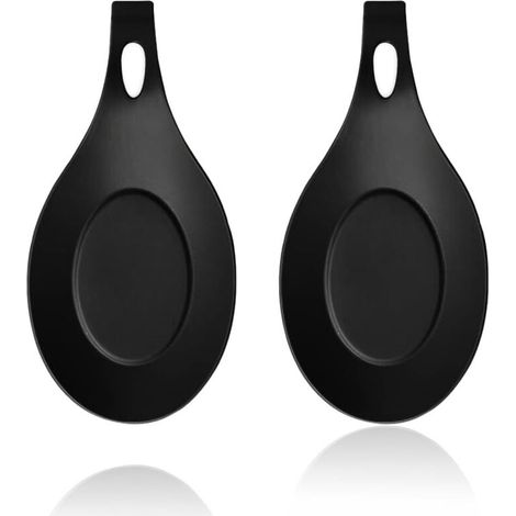 KZQ confezione da 4 maniglie autoadesive per porte, maniglie per cassetti in plastica per finestre e vetri, nere (1/4)
