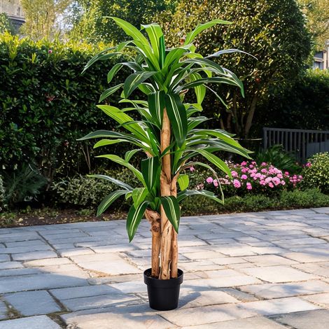 Plante artificielle verde en pE PP Cimento 20 x 20 x 160 cm (1/5)