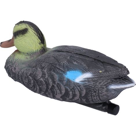 Canard flottant décoratif pour la chasse, idéal pour la piscine, le jardin ou le lac (26 x 11,5 cm, modèle féminin). (1/5)