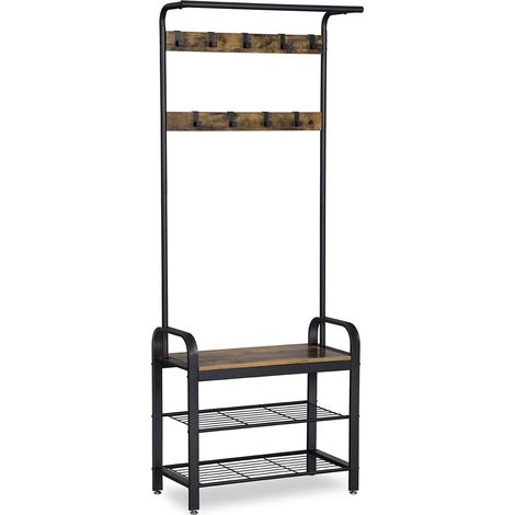 Cintre, porte-vêtements, étagère à chaussures en bois, LOFT
