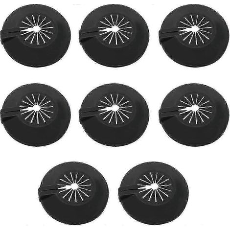 Cache-durites universels pour radiateur - 10 pièces pour tuyaux de 8 à 30 mm avec clips de fixation (1/5)