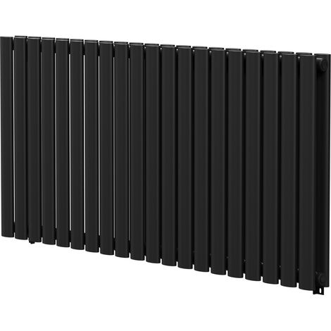 Colore Boone Matt Black 600mm x 1200mm Horizontal Double Panel Radiator (1/5)