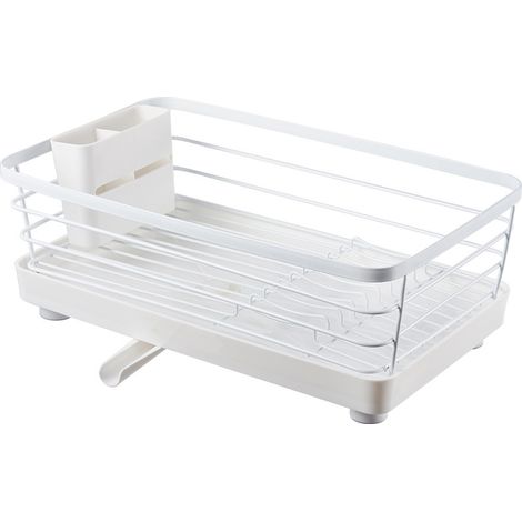Égouttoir multifonctionnel, panier d'égouttage, boîte de rangement pour baguettes et couverts, support pour filtre à eau-AquaForge (1/5)