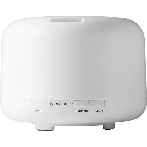 1 Diffuseur d'huiles essentielles, brume froide 500ml, 7 couleurs, minuterie, arrêt automatique, salon bureau (1/5)
