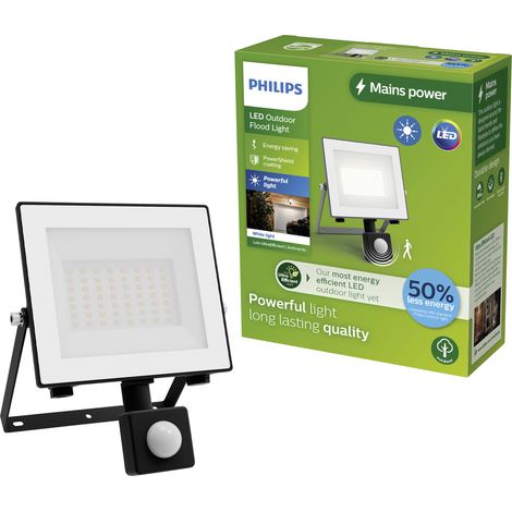 Philips LED Lois 929004643201 LED-Außenstrahler mit Bewegungsmelder  14 W Warmweiß