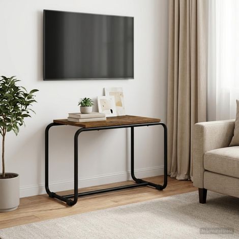 vidaXL Soporte de TV 60 x 35.5 x 42 cm Roble Ahumado (1/5)