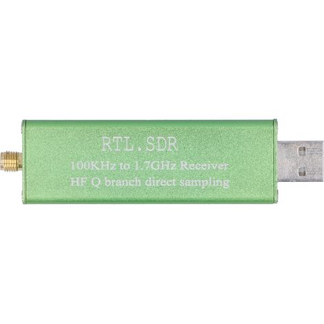 Récepteur numérique portable vert version améliorée A300U, radio DAB+ FM SDR RTL2832U R820T, tuner USB, mise à jour. (1/5)