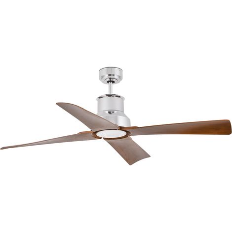 Ul Winche Ø130 Dc Cromo 4 Palas Madera 1 Cm 0x0x0 Faro Faro 33482ul15 (1/2)