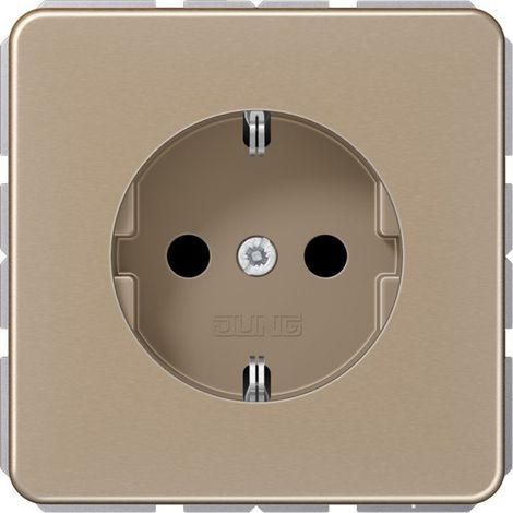 Jung 1fach Einsatz Schutzkontakt-Steckdose Bronze CD1520GB 1 St. (1/2)
