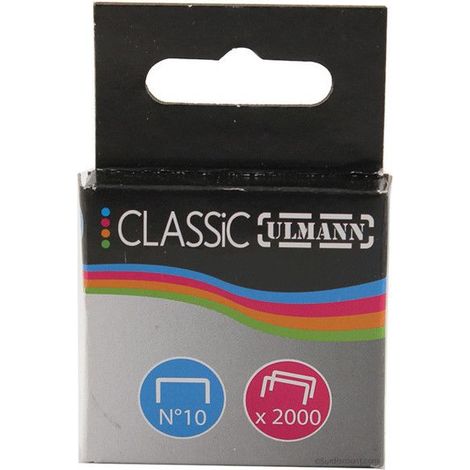 2000 agrafes Numero10 acier gris (1/4)