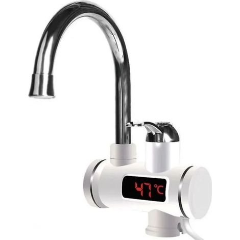 [JAMAIS UTILISÉ]360 Chauffe-Eau Électrique Instantané Robinet Robinet Cuisine Chaleur Rapide Led Nouveau - Norme Européenne (1/4)
