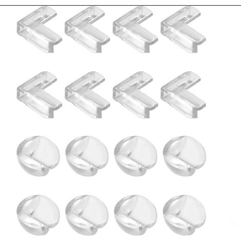Protections d'angles de table 16 pièces Coins de protection PVC Protection d'angles Protections d'angles de table pour enfants Patins (1/5)