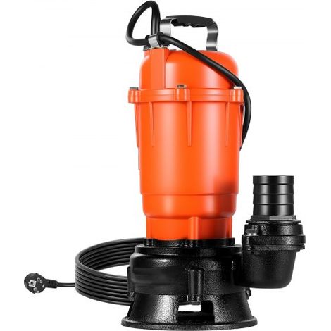Pompe Submersible Eaux Usées - 550 W Pompe de Puisard en Fonte (1/5)