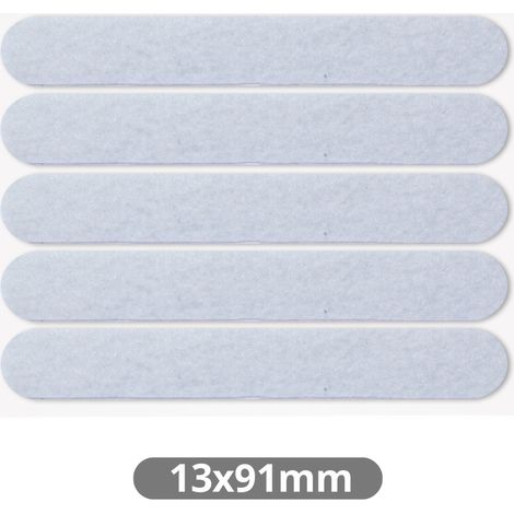 Set 5 fieltros adhesivos cuadrados 13x91mm Blanco GSC 003802764 (1/3)