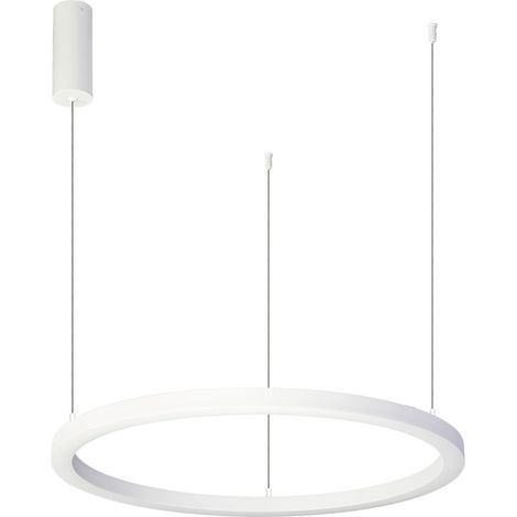 Suspension OBRA 2 60cm 3000K 30W 1800lm rond blanc mat - EUROPOLE - 34904