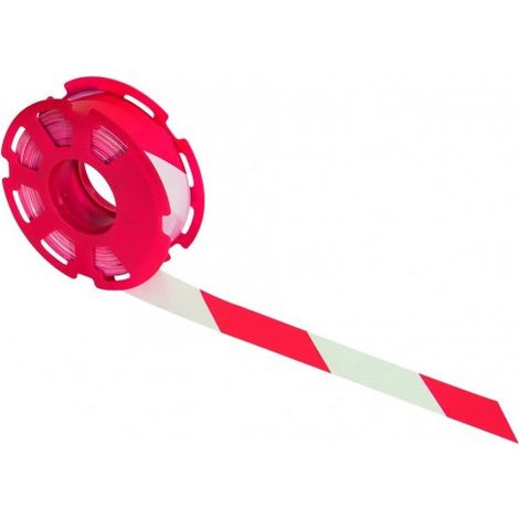 SOFOP TALIAPLAST - Ruban "RUBAFORT" rouge blanc 500mx50mm