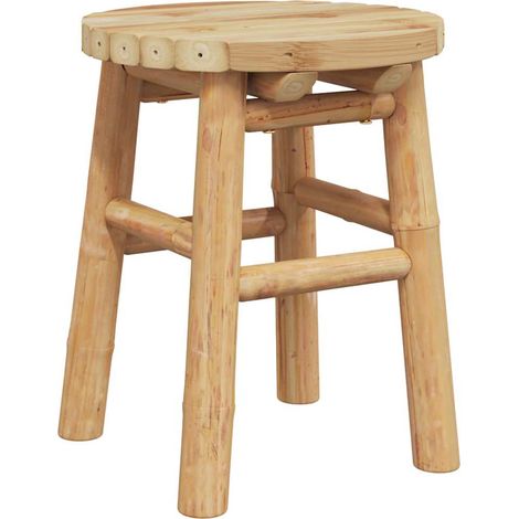Tabouret Bambou naturel 30 x 30 x 36 cm Bambou (1/5)