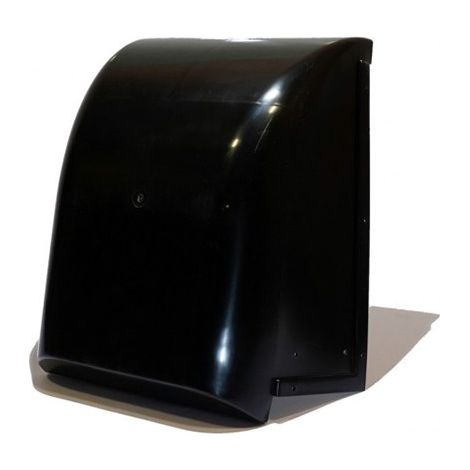 COUVERCLE ABS NOIR MOTEUR BÉTONNIÈRE - 100X40X120