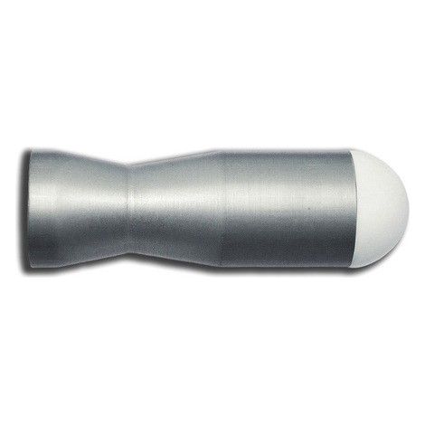 Paracolpi da parete di design CIVIC INDUSTRIE Ø 25 x 80 mm - Argento - 88902531