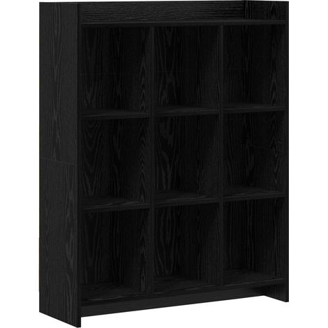 Bücherregal Schwarze Eiche 87,5 x 30 x 111 cm Holzwerkstoff vidaXL (1/5)