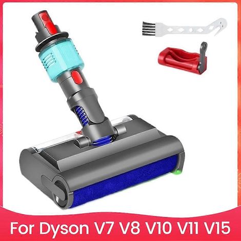 Brosse de lavage eau et poussière pour aspirateur V7 V8 V10 V11 V15 - Lumière verte - Nettoie et sèche les sols durs (1/5)