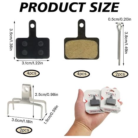 Bike Brake Pads for Mountain Bikes Electric Scooters (1/4)
