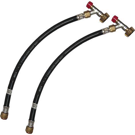 2 Lyres anti-arrachement 40cm bouteille FRANÇAISE Propane-Butane spécial Camping-Car - FAVEX (1/5)