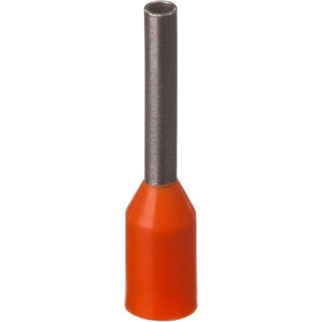 Isolierte Aderendhülse TI 0,5 mm²/8 mm orange verzinnt TI0,5L8DE /100 Stück/
