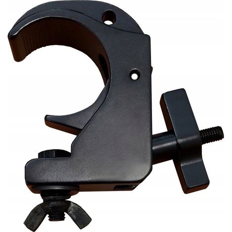 Pince à clip Duratruss DT 200 kg noire - support de fixation pour éclairage (1/2)