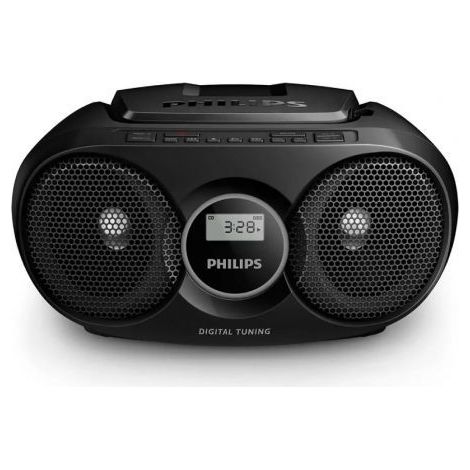 RADIO CD CON ALTAVOCES PHILIPS AZ215B/12 COLOR NEGRO