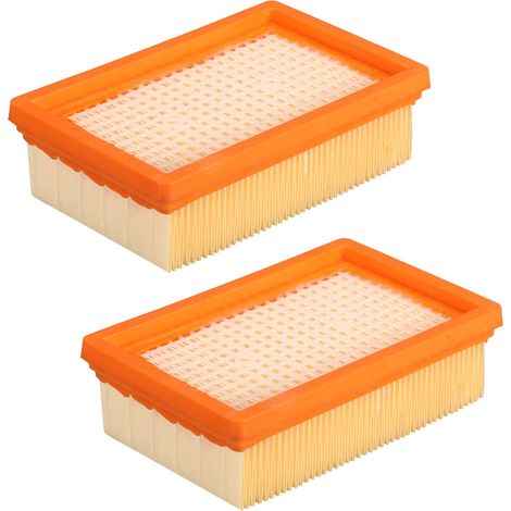 2er-Pack Ersatzfilter für Kärcher Nass- und Trockensauger WD4, WD5, WD6, MV4, MV5 und MV6. Zubehör (1/5)
