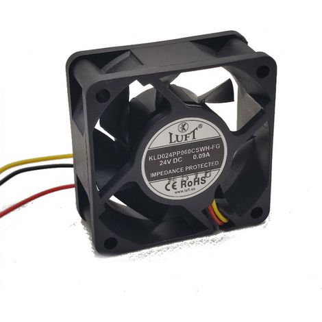 Ventilateur 24vdc 60x60x25mm 2,88w 2 Fils Friction Kld024pp060cswh-fg