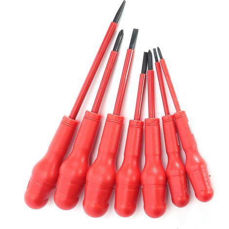 Kit de 7 tournevis isolés magnétiques de précision pour électricien, référence 9701 (1/5)
