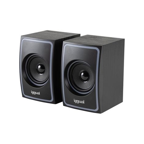 iggual Altavoces 2.0 10W mini-jack + USB Bluetooth