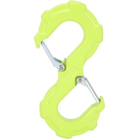 S-shaped tow hooks for 2993 kg tow shackle - Heavy-duty integrated winch - Quick-release S-type shackle for car, SUV, ATV, pickup, trailer, off-road vehicle (1/5)